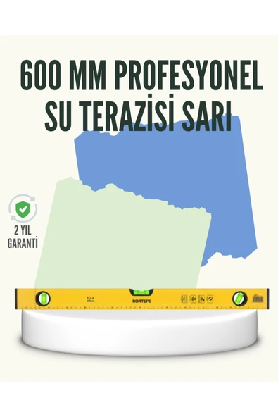 SAYARMARKT Profesyonel 600 mm Su Terazisi Duvar ve Montaj İşleri İçin ürün görseli 1