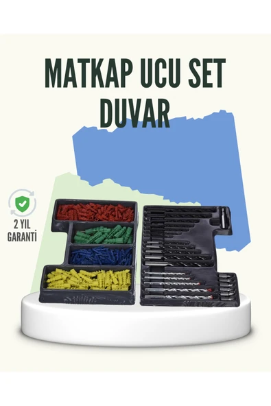 SAYARMARKT Matkap Ucu Seti 24 Parça Organizer Kutulu Ahşap Metal Beton Uyumlu ürün görseli 1