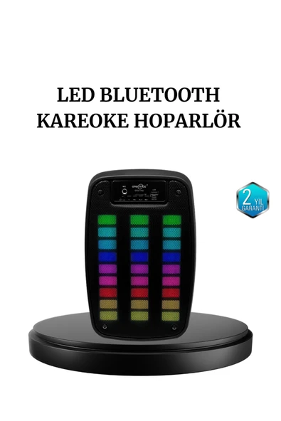 SAYARMARKT GTS 1793 Kablosuz Bluetooth Hoparlör 6.5 İnç Işıklı ve Güçlü Bass ürün görseli 1