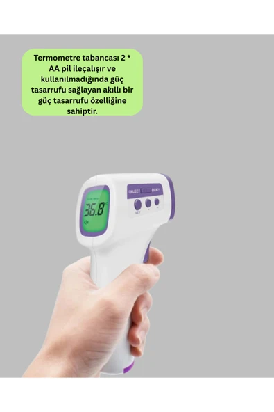 SAYARMARKT LCD EKRAN TEMASSIZ ATEŞ ÖLÇER - Resim 5