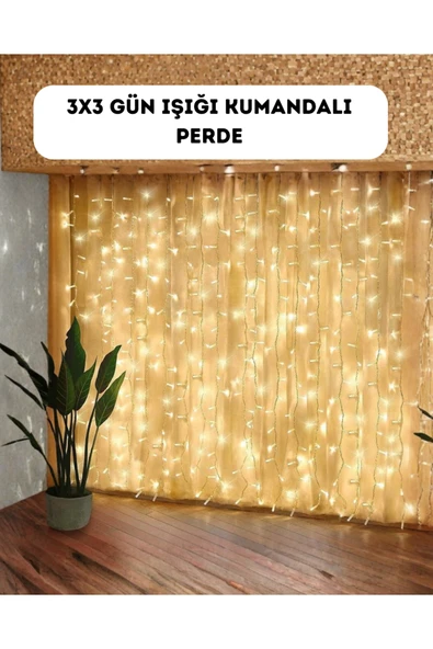 SAYARMARKT Dekoratif Perde Peri Led Günışığı Renk 8 Fonksiyonlu Işık ürün görseli 1