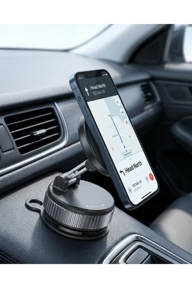 SAYARMARKT Araç İçi Manyetik Navigasyon Telefon Tutucu Güçlü Mıknatıslı Stand ürün görseli 1