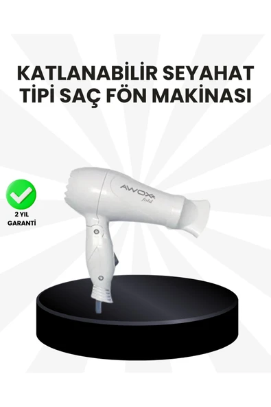 SAYARMARKT Taşınabilir Fön Makinesi Katlanır Gövde Enerji Tasarruflu ürün görseli 1