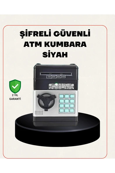SAYARMARKT Para Kasası Görünümlü Elektronik Şifreli Kumbara ürün görseli 1