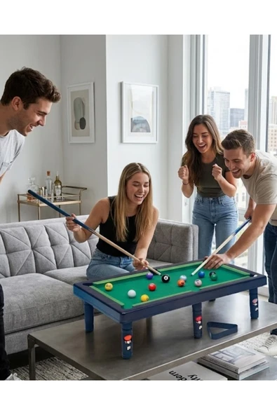 SAYARMARKT Masaüstü Bilardo Seti 5 Yaş Üzeri Çocuklar İçin Eğitici Oyuncak ürün görseli 1