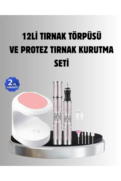 SAYARMARKT Tırnak Matkabı ve LED Oje Kurutucu 2’li Profesyonel Bakım Seti ürün görseli 1