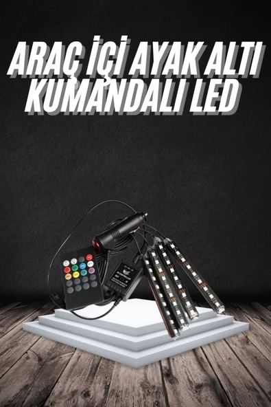 SAYARMARKT Kumanda Kontrollü Araç LED Şerit - Resim 3