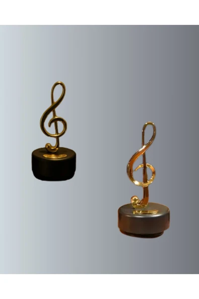 SAYARMARKT Melodili Sol Anahtarı Müzik Kutusu - Müzik Severlere Özel Tasarım ürün görseli 1