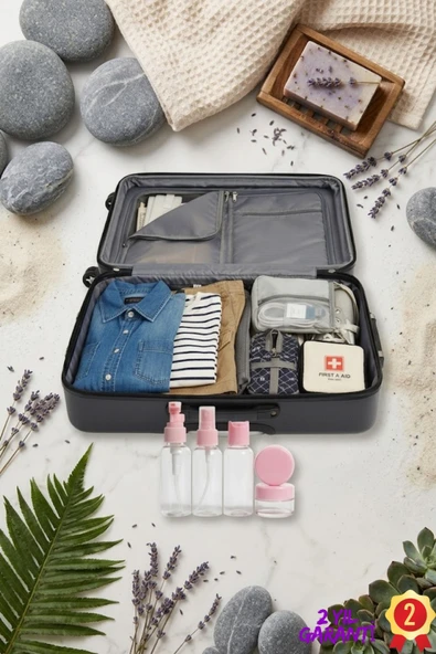 SAYARMARKT Hafif Tasarımlı 5 Parça Seyahat Dolum Şişesi 30 ml Set ürün görseli 1