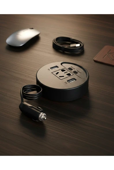 SAYARMARKT Çok Amaçlı Araç Power Charger Yüksek Verimli Güç Dönüştürücü ürün görseli 1