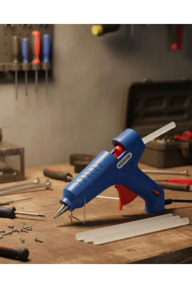 SAYARMARKT Hobi ve Tamir İçin 80 W Silikon Tabancası 11 mm Uyumlu 5 Silikon Hediyeli ürün görseli 1