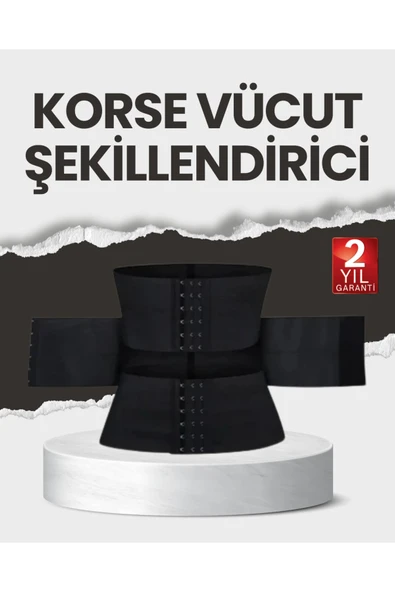 SAYARMARKT Toparlayıcı Bel Korsesi Nefes Alabilen Elastik ürün görseli 1