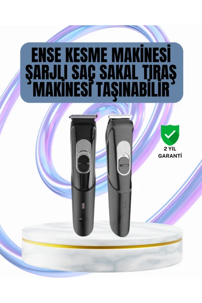 SAYARMARKT Ergonomik Tasarımlı, 3 Taraklı Profesyonel Şarjlı Saç Sakal Tıraş Makinesi ürün görseli 1