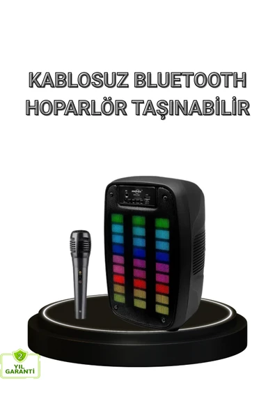 SAYARMARKT Bluetooth Hoparlör – Kablosuz Bağlantı, 2 Saat Müzik Süresi ürün görseli 1