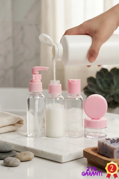 SAYARMARKT 30 ml Seyahat Boy 5 Parça Dolum Şişe Seti Pratik Tasarım ürün görseli 1
