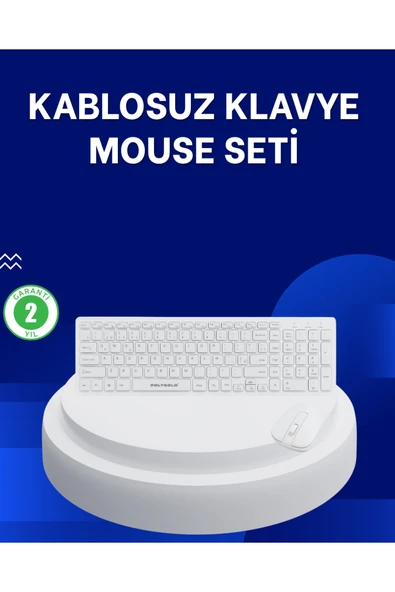 SAYARMARKT Ofis ve Ev Kullanımı İçin Kablosuz Klavye Fare Seti - Ergonomik ve Pratik ürün görseli 1
