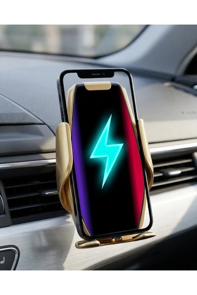SAYARMARKT Araç Havalandırma Telefon Tutucu Kablosuz Şarj Destekli Akıllı Sensörlü ürün görseli 1