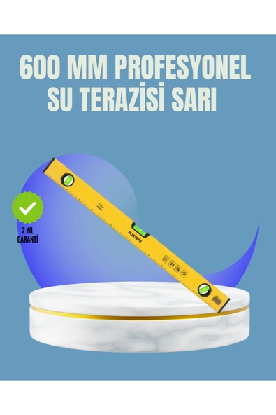 SAYARMARKT Dayanıklı Plastik Gövdeli 600 mm Su Terazisi ürün görseli 1