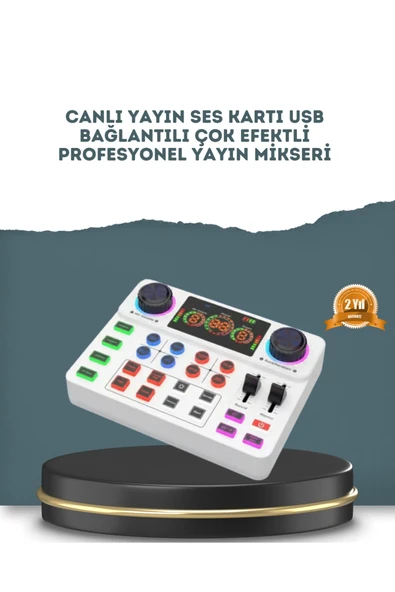 SAYARMARKT Gürültü Engelleme Özellikli Canlı Yayın Ses Kartı ürün görseli 1