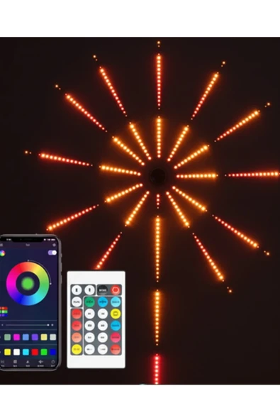 SAYARMARKT Uygulama Destekli RGB LED Duvar Aydınlatması ürün görseli 1