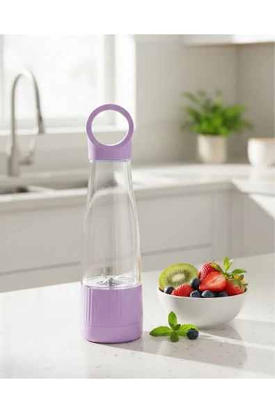SAYARMARKT USB Şarjlı Taşınabilir Smoothie Blender 400 ml ürün görseli 1