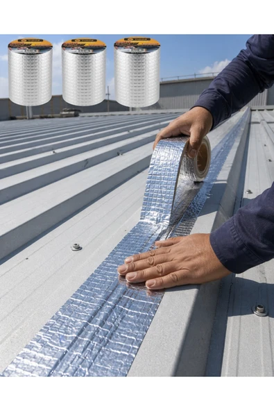 SAYARMARKT 3 Lü Set Çatı Balkon PVC Boru İçin Sızdırmazlık Tamir Bandı ürün görseli 1