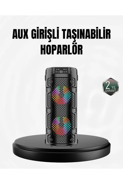 SAYARMARKT Kablosuz Stereo Hoparlör USB + SD Kart + AUX Destekli Bluetooth 5.0 ürün görseli 1