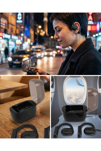SAYARMARKT Şarj Kutulu Kablosuz Kulaklık Dokunmatik Kontrol Stereo Ses Deneyimi ürün görseli 1