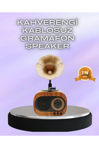SAYARMARKT Taşınabilir Mini Retro Radyo Bluetooth Hoparlör USB SD AUX Destekli ürün görseli 1