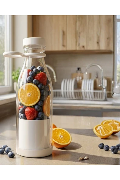 SAYARMARKT Taşınabilir Blender 380 ml USB Şarjlı Meyve ve Smoothie Hazırlayıcı ürün görseli 1
