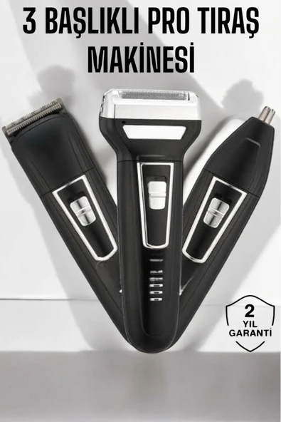 SAYARMARKT 3 Başlıklı Profesyonel Tıraş Makinesi ürün görseli 1