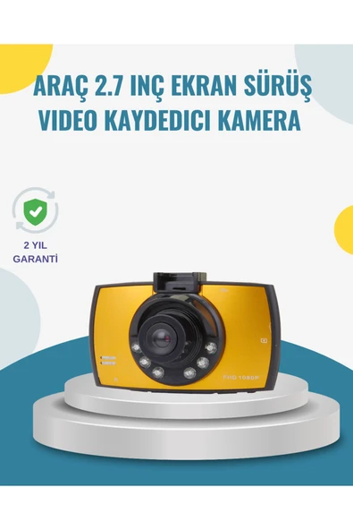 SAYARMARKT Araç İçi HD DVR Kamera G Sensor ve Hareket Algılama Özellikli ürün görseli 1