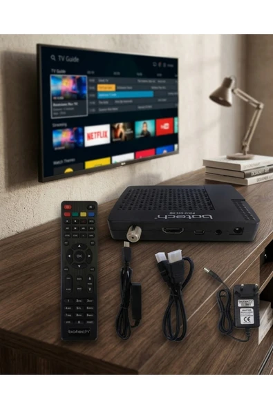 SAYARMARKT Full HD Uydu Alıcısı HDMI USB Girişli Yüksek Çözünürlüklü Dijital Yayın Cihazı ürün görseli 1