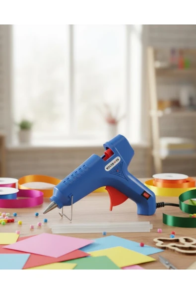 SAYARMARKT Ev ve Hobi İçin 60 W Silikon Tabancası 11 mm Uyumlu 5 Adet Hediye Silikon ürün görseli 1