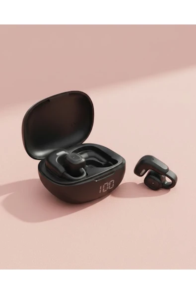 SAYARMARKT Açık Tasarım Kablosuz Bluetooth Spor Kulaklık LED Ekranlı ürün görseli 1