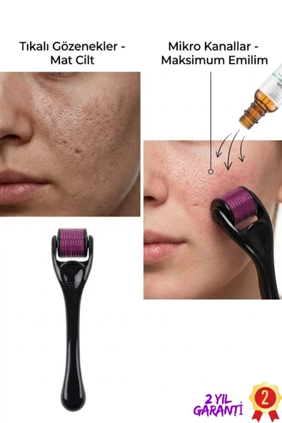 SAYARMARKT Derma Roller Evde Kişisel Cilt Bakımı İçin Kullanışlı Bakım Aracı ürün görseli 1
