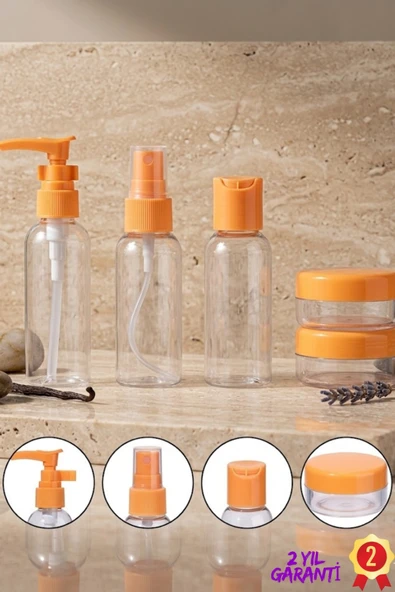 SAYARMARKT 30 ml 5’li Seyahat Şişeleri Hafif ve Kullanışlı Set ürün görseli 1