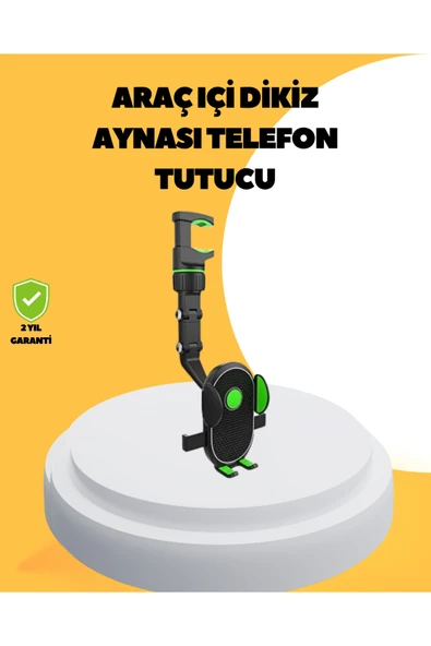 SAYARMARKT Dikiz Aynasına Takılan Telefon Tutucu Ayarlanabilir Çok Yönlü Araç Aksesuarı ürün görseli 1