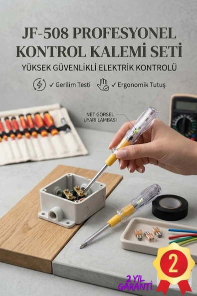 SAYARMARKT JF-508 Voltaj Test Kalemi Pratik Kullanım ürün görseli 1