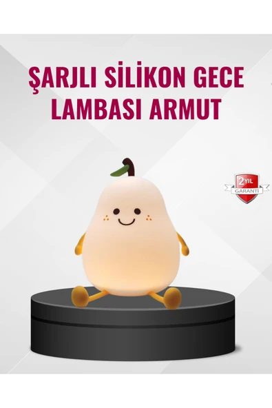 SAYARMARKT Armut Gece Lambası USB Şarjlı Ayarlanabilir LED Işık ürün görseli 1