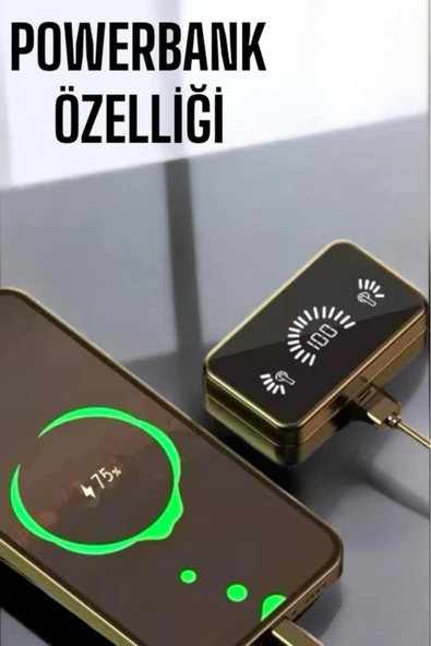 SAYARMARKT Dijital Şarj Göstergeli S20 Kulaklık ürün görseli 1