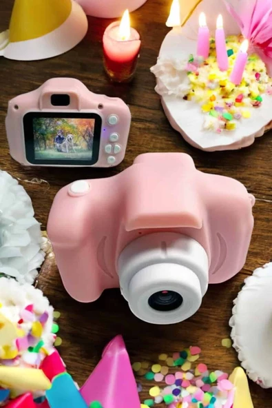 SAYARMARKT USB Şarjlı Çocuk Kamerası 8MP ve 1080p HD Ekran ürün görseli 1