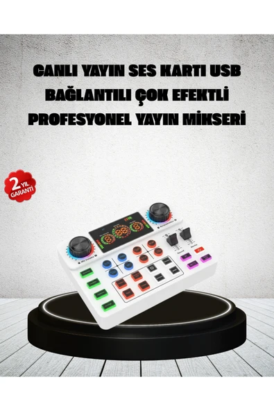 SAYARMARKT Canlı Yayın ve Karaoke İçin Profesyonel Ses Kartı Bluetooth Destekli ürün görseli 1