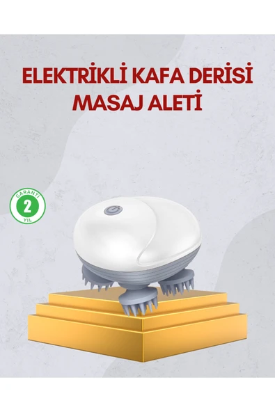 SAYARMARKT Kablosuz Kafa ve Vücut Masaj Aleti Taşınabilir Tasarım ürün görseli 1
