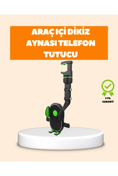 SAYARMARKT Araç İçi Dikiz Aynası Telefon Tutucu Katlanabilir ve Çok Fonksiyonlu ürün görseli 1