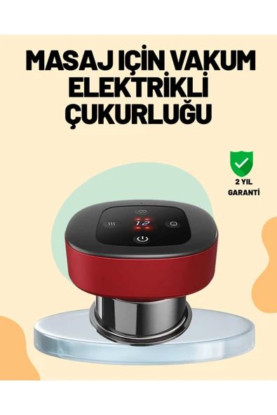 SAYARMARKT 4’ü 1 Arada Elektrikli Çukurluk Masaj Seti Isı Masaj ve Kırmızı Işık ürün görseli 1