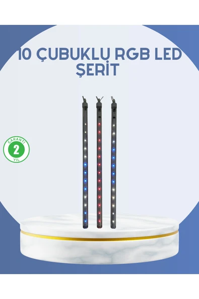 SAYARMARKT Dış Mekan LED Kayan Yıldız Işığı 10 Çubuk Aydınlatma ürün görseli 1