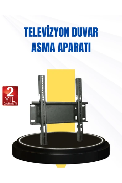 SAYARMARKT LED TV Askı Aparatı 32-42 İnç Uyumlu Sağlam Çelik Kompakt Tasarım ürün görseli 1