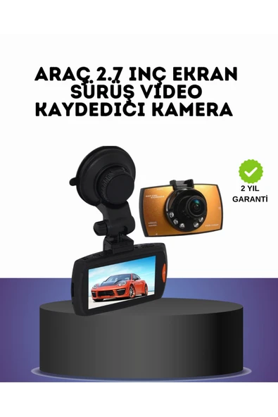 SAYARMARKT HD Araç Kamerası 2.7 İnç Ekran G Sensor Destekli ürün görseli 1