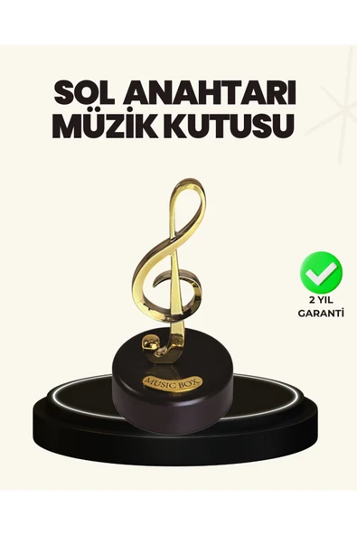 SAYARMARKT Dönen Sol Anahtarı Figürlü Müzik Kutusu Şık Hediyelik Dekor ürün görseli 1
